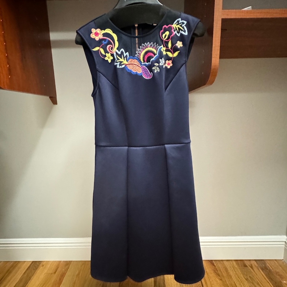 Ted Baker Skater dress with pockets size 1